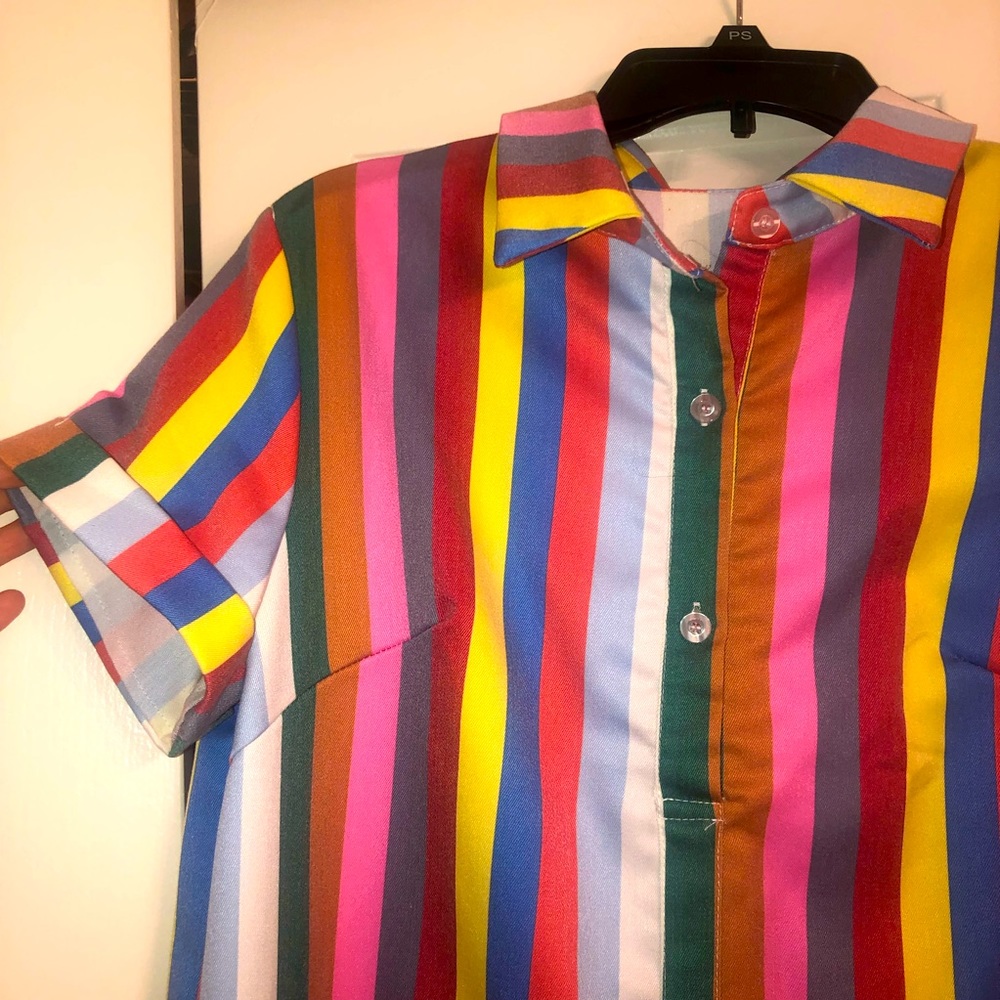 Color Striped Dress